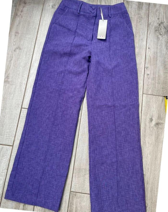 Pantalon jambe large Fille à suivre taille 36 - photo numéro 2