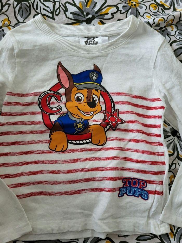 Tee shirt manche longue pat'patrouille 3 ans - photo numéro 2