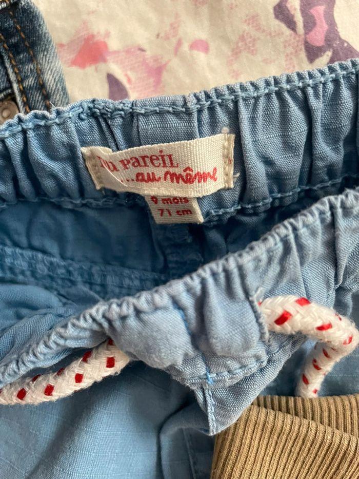 Lot de quatre pantalons neuf mois legging bébé garçon - photo numéro 2