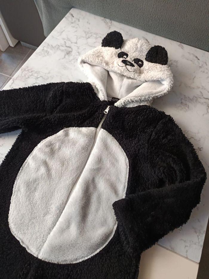 Combinaison chaude pyjama panda In Extenso 5 ans - photo numéro 3