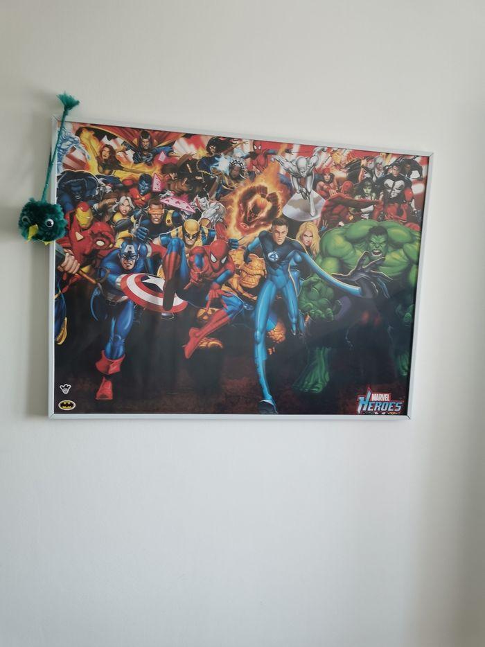 Tableau avec poster super héros Marvel - photo numéro 3