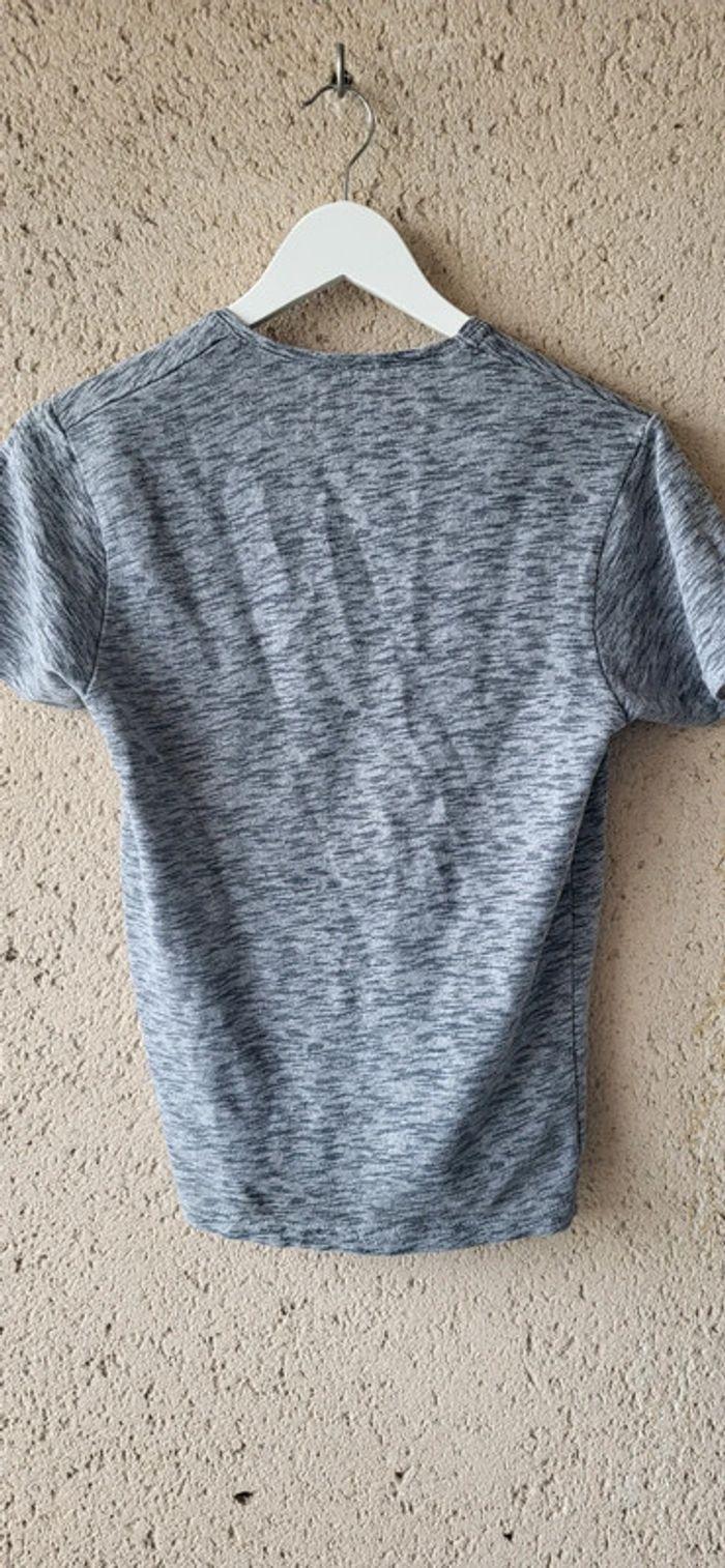 T-shirt enfant gris et noir 12ans - photo numéro 4