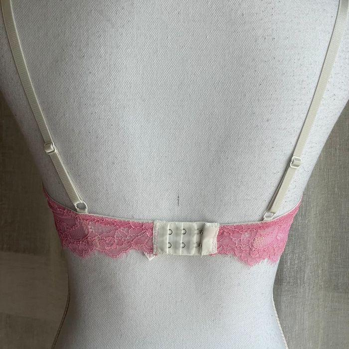 Soutien gorge rose et blanc - photo numéro 4