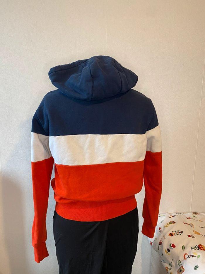 Sweat à capuche tricolore Ellesse taille S / 36 - photo numéro 2