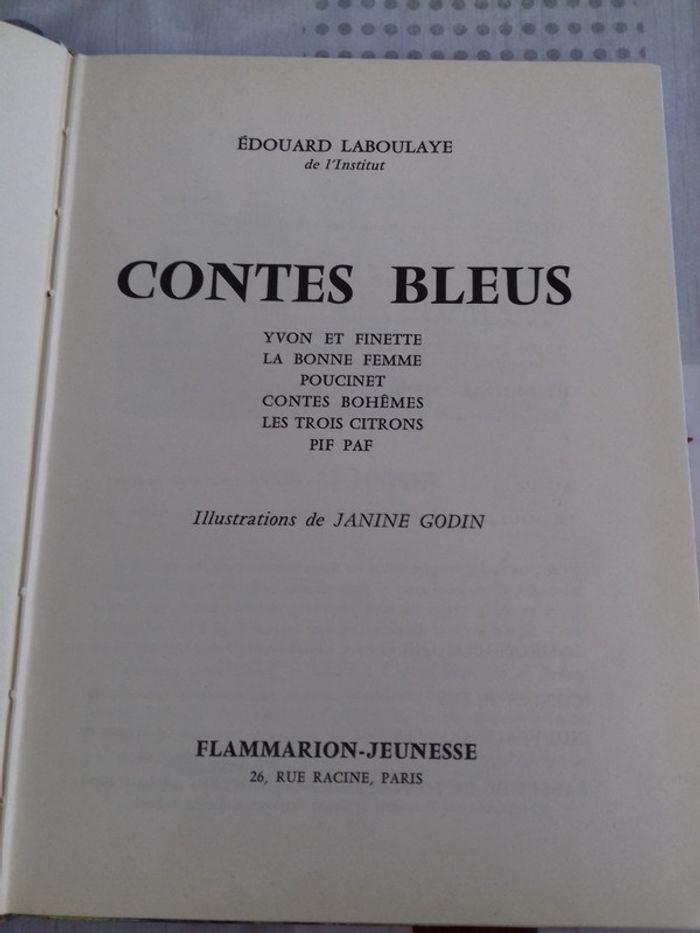 Contes bleus - Edouard Laboulaye - photo numéro 4