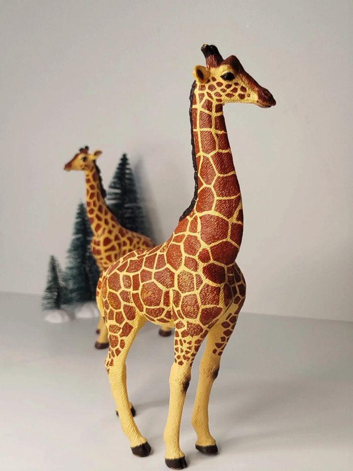 Figurine girafe et son girafon Papo - photo numéro 8