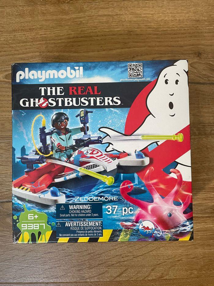 Playmobil ghostbusteurs zeddemore avec scooter des mers 9387