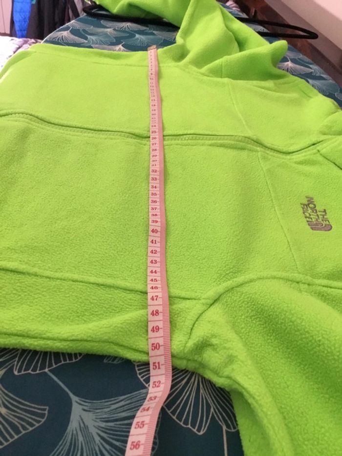 Veste polaire pour garçon The North Face vert fluo taille L (14/16 ans) 096 - photo numéro 7