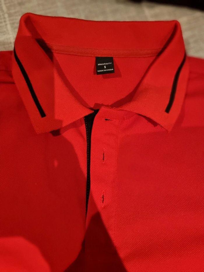 Polo homme rouge - photo numéro 4