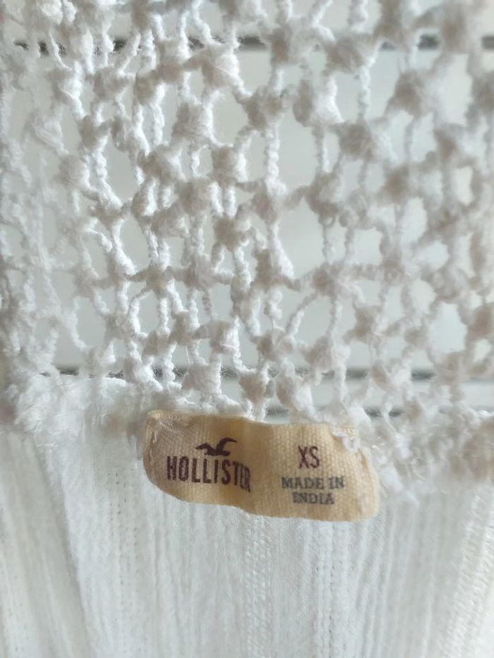 Robe d'été à bretelles et dentelle hollister - photo numéro 5