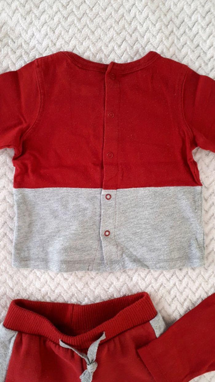 Ensemble jogging garçon rouge et gris Creeks 6 mois - photo numéro 14