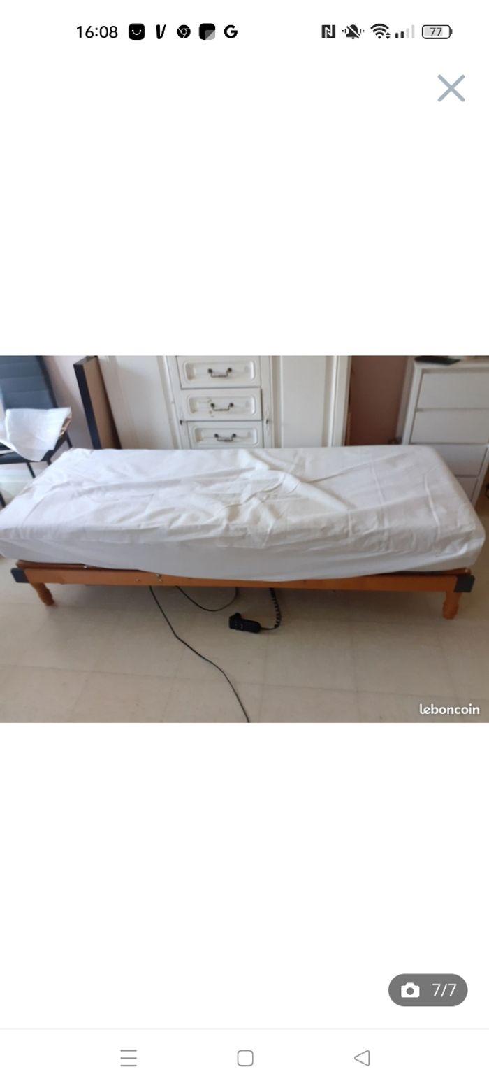 Lit électrique avec matelas une personne - photo numéro 5