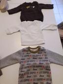 Lot de 3 sweat garçon 3mois