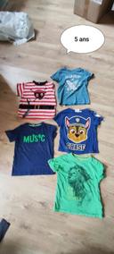 Lot de 5 tee shirt