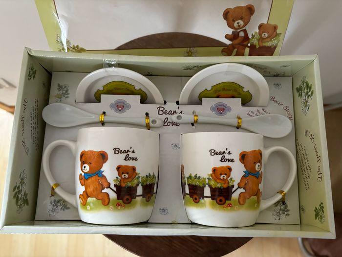 Sublime coffret vaisselle pour enfants 6 pièces neuf Bear’s love - photo numéro 3