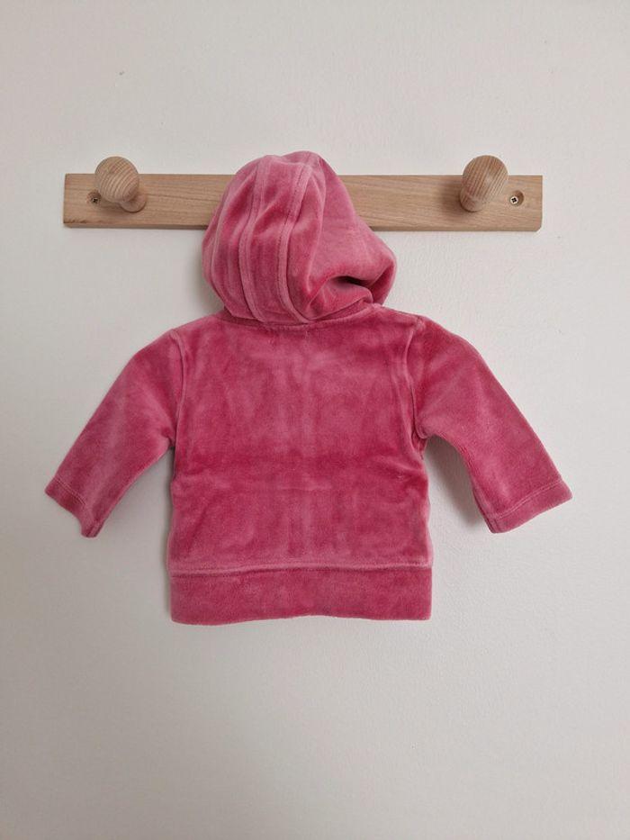 Veste à capuche bébé fille Rose avec motif panda 3 mois Tex Baby - photo numéro 6