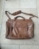 Magnifique sac vintage en cuir marque Ima besace porte document