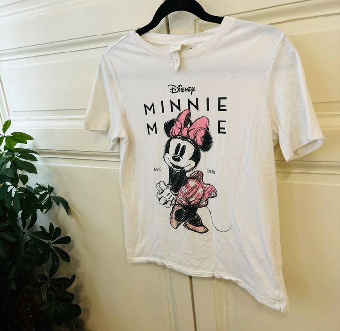 Haut tee-shirt Minnie Disney ado femme XS H&m - photo numéro 1