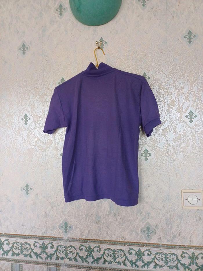 Polo 👕 violet 12 ans - photo numéro 2