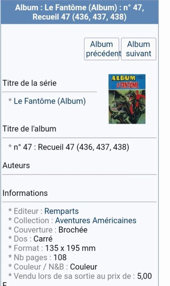 Album le fantôme - photo numéro 17