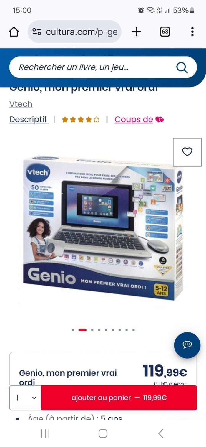 GENIO mon 1er ordinateur Vtech - photo numéro 4