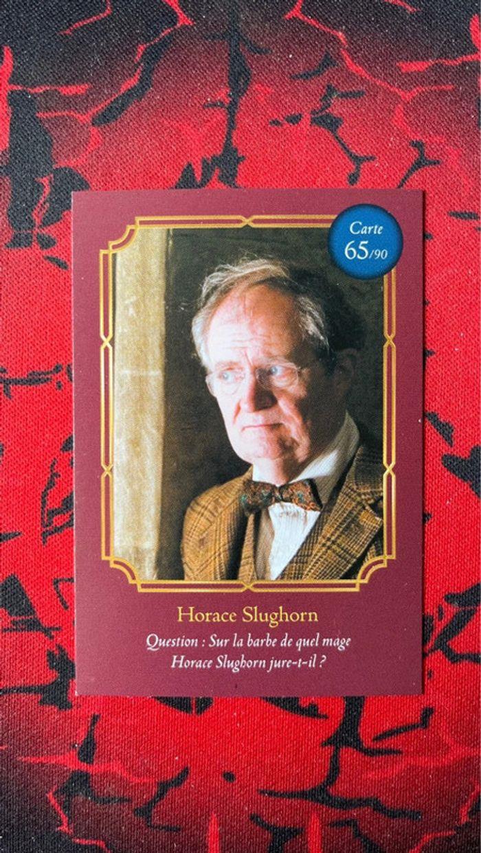 Carte Harry Potter Auchan - Horace Slughorn