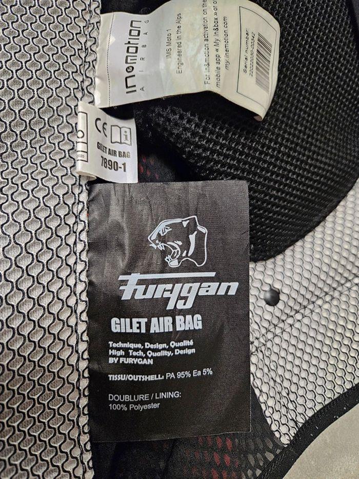 Gilet airbag Furygan et protections pectorales - photo numéro 7