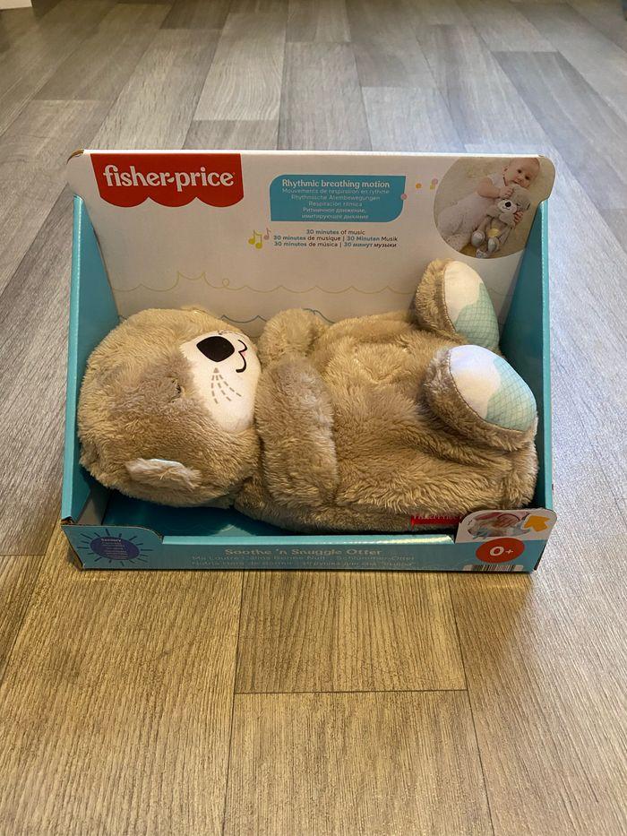 Doudou Peluche Ma Loutre Calins Bonne Nuit De Fisher Price - photo numéro 1