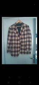 Veste homme en tweed.  Tartan/ ecossais.  Taille XL