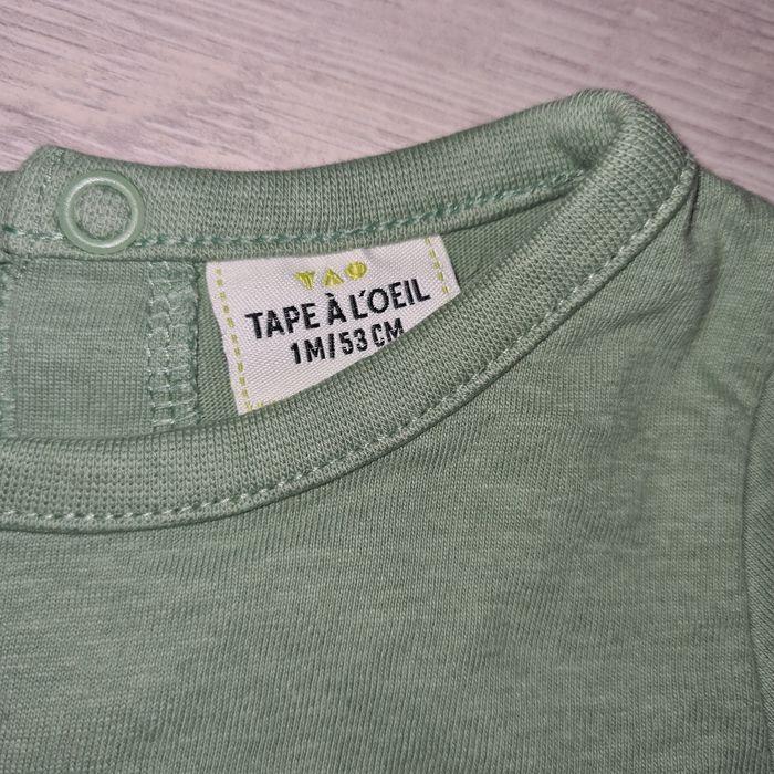 T-shirt tao vert mixte 1 mois - photo numéro 2