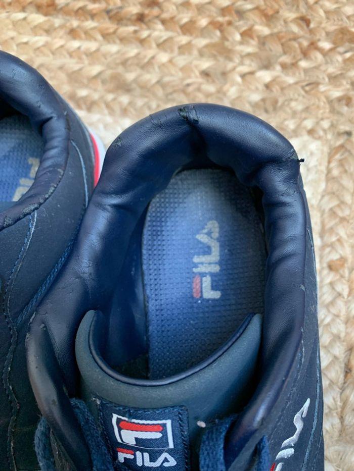 Baskets fila homme bleu marine/rouge - photo numéro 10