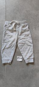 Pantalon jogging gris clair bébé 12 mois