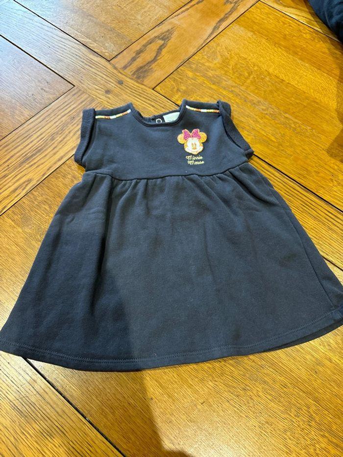 Robe doublée grise Disney baby 9 mois - photo numéro 1