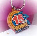 Sega Porte clef clé keychain Sonic hedgehog 15 ans 2006 anniversaire collector collection pvc game