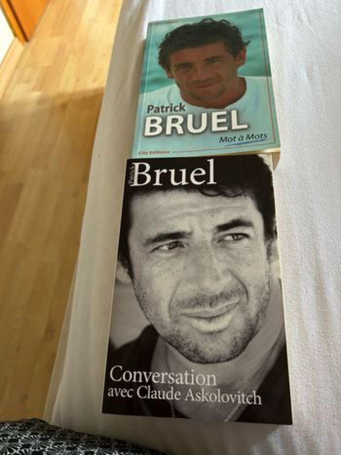 Lots de 2 livres ( biographie) Patrick Bruel