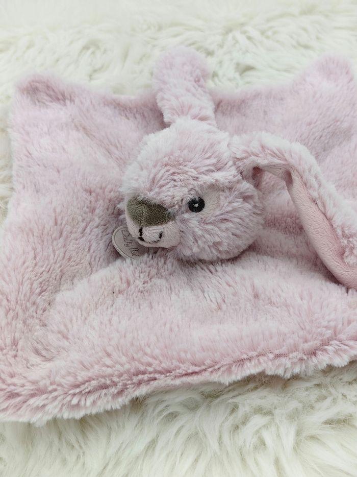 Doudou lapin Guimauve Rose Baby Nat - photo numéro 3