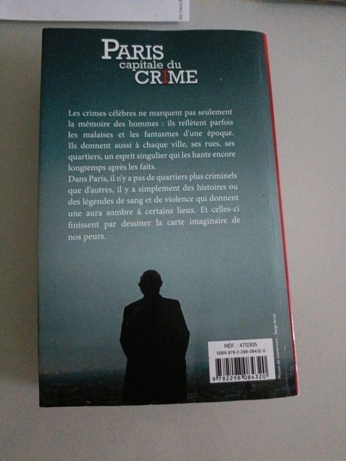 Livre "Paris capitale du crime" - photo numéro 2