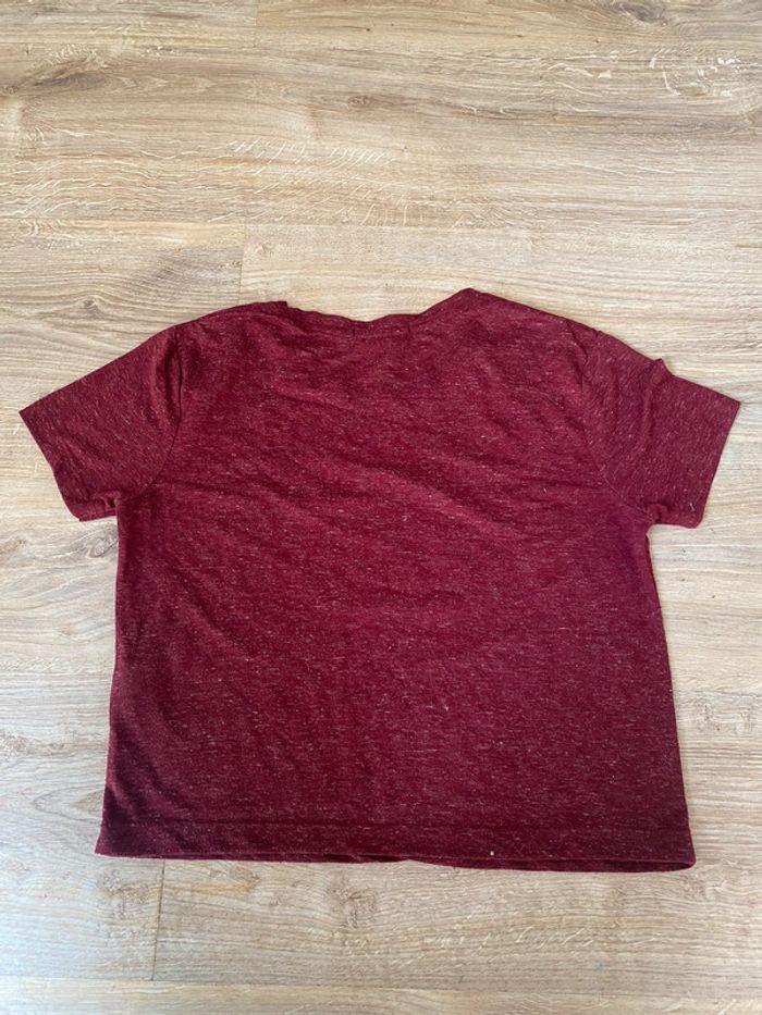 T-shirt Jennyfer taille xs 34 rouge Bordeaux - photo numéro 4