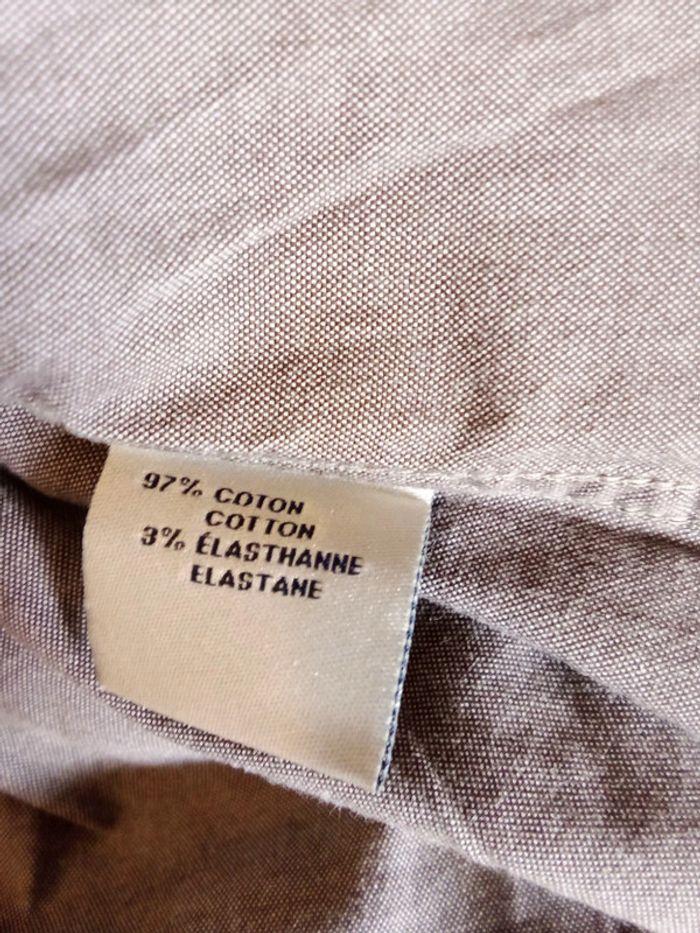 Chemise unie manches longues Façonnable gris foncé taille XL - photo numéro 11