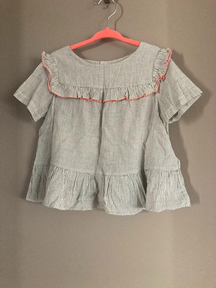 Bonpoint blouse Luna rayée 6 ans - photo numéro 1