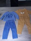 Lot 2 pyjama  18 et 24 mois