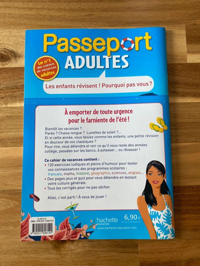 Cahier de vacances Passeport Adultes - photo numéro 2