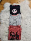 Lot tee shirts kiabi manches longues 3ans