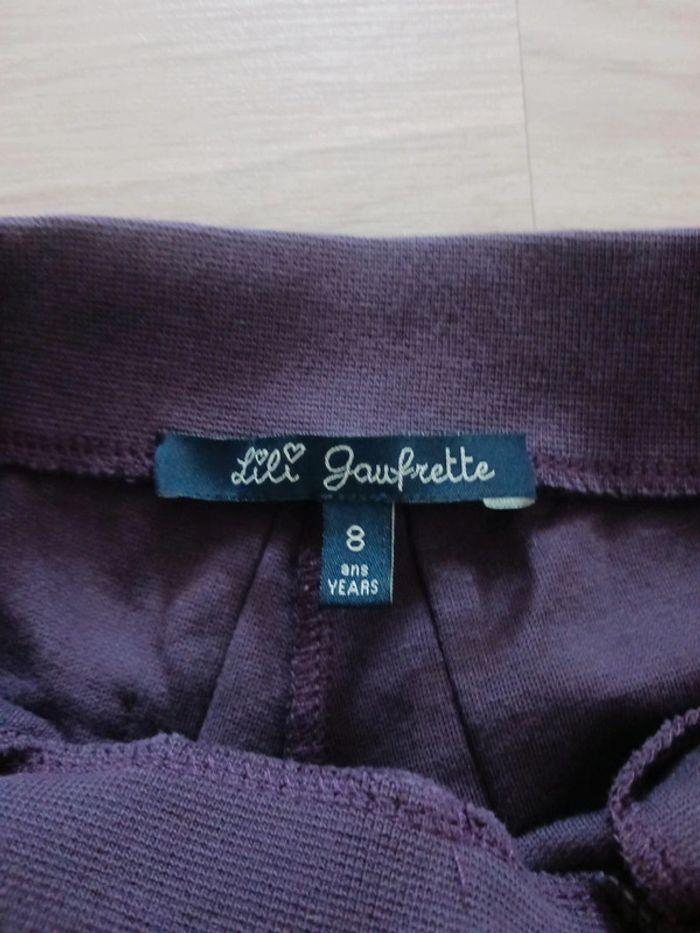 Pantalon fille mauve 8 ans Lili Gaufrette - photo numéro 4