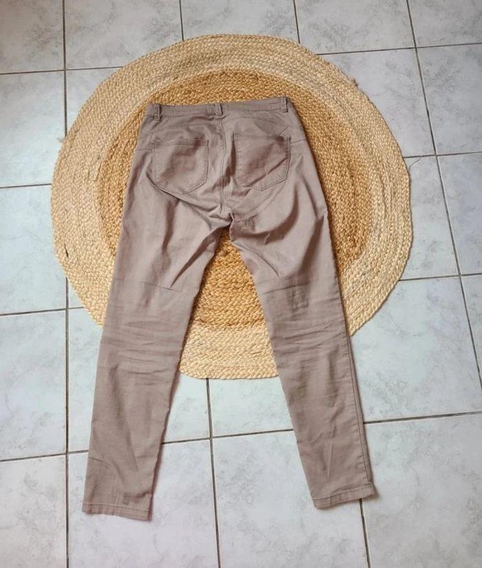 Beau pantalon beige cache cache 38 - photo numéro 5