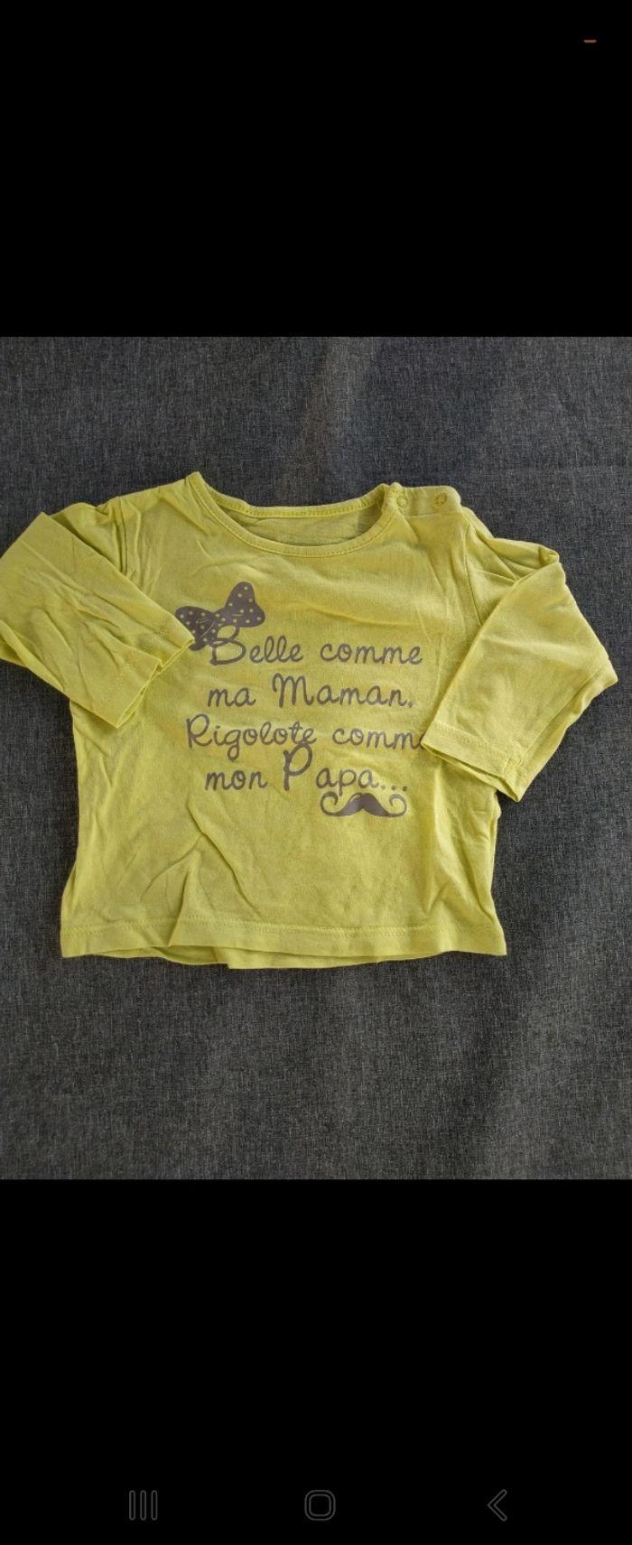 Lot fillz de 12 tee-shirt  et 1 chemise  12/18 mois - photo numéro 6