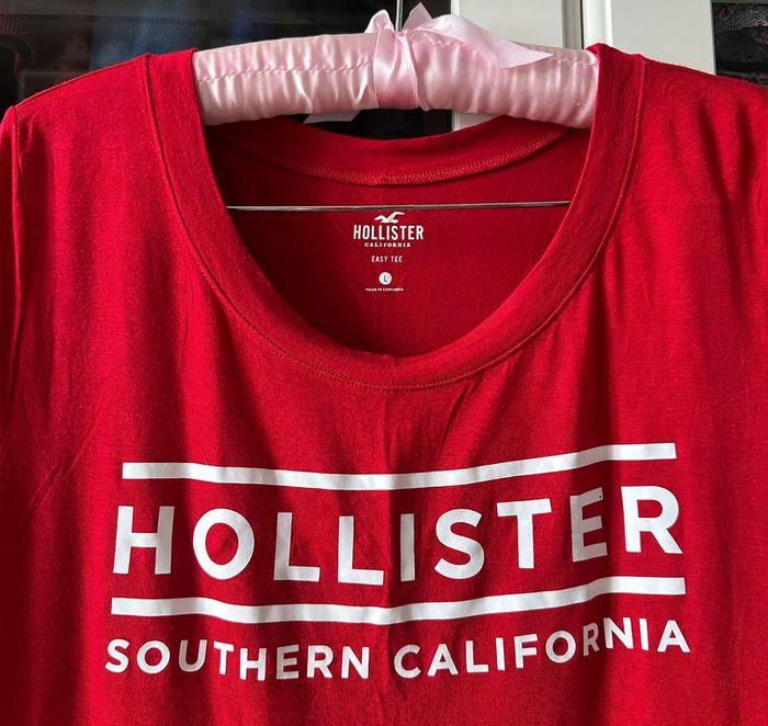 T shirt Hollister rouge - photo numéro 3