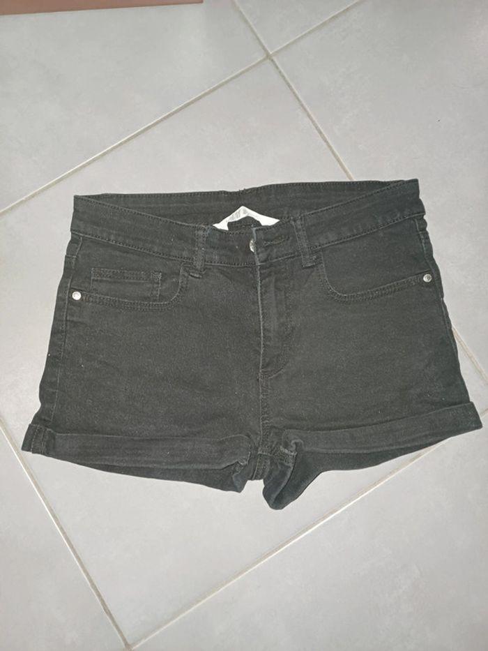 Short en jean noir - 12 ans - photo numéro 1