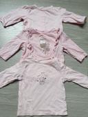 Lot de 3 t-shirts bébé fille 3 mois :)