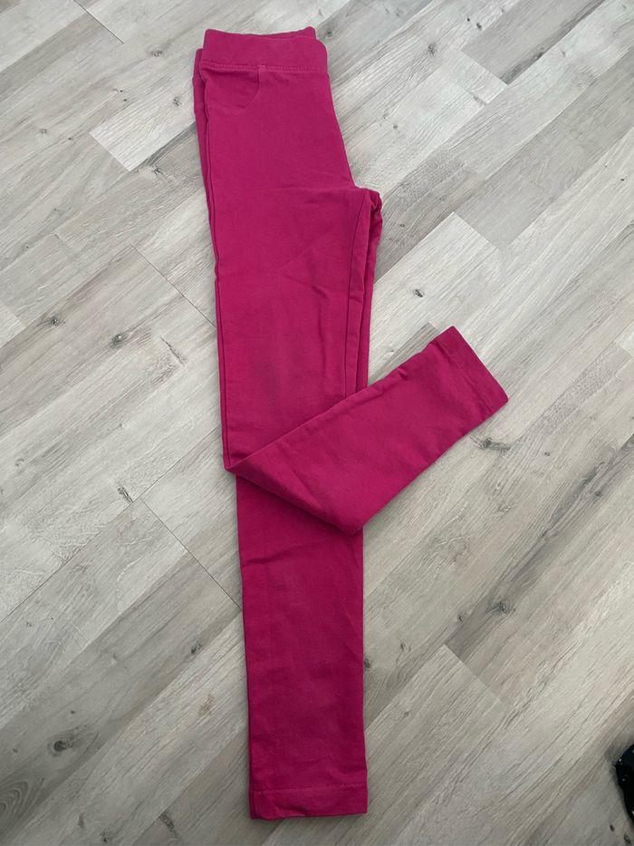 Pantalon Legging long rose tissaia 8 ans - photo numéro 4